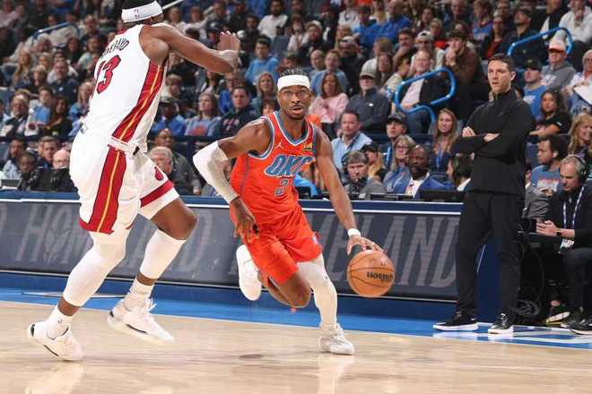 聯(lián)盟第一！亞歷山大29+8雷霆逆轉(zhuǎn)熱火 維金斯23分霍姆格倫16+9