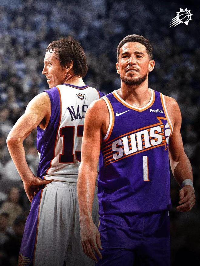 布克復(fù)出27分總分超納什！太陽(yáng)逆轉(zhuǎn)雙殺尼克斯 唐斯23+11