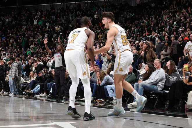 綠軍雙加時險勝籃網(wǎng)：布朗27+10+12 普里查德32分波特30+8