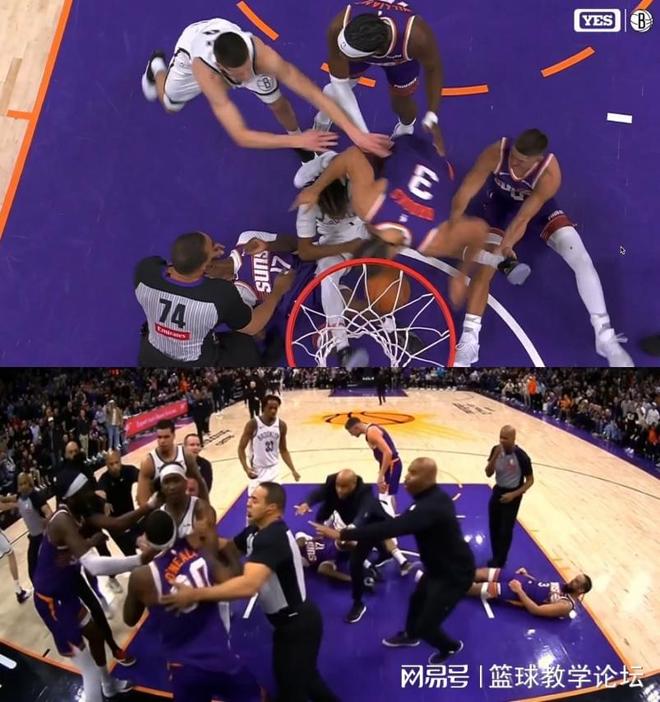 多人混戰(zhàn)！攔都攔不??！NBA再次爆發(fā)沖突