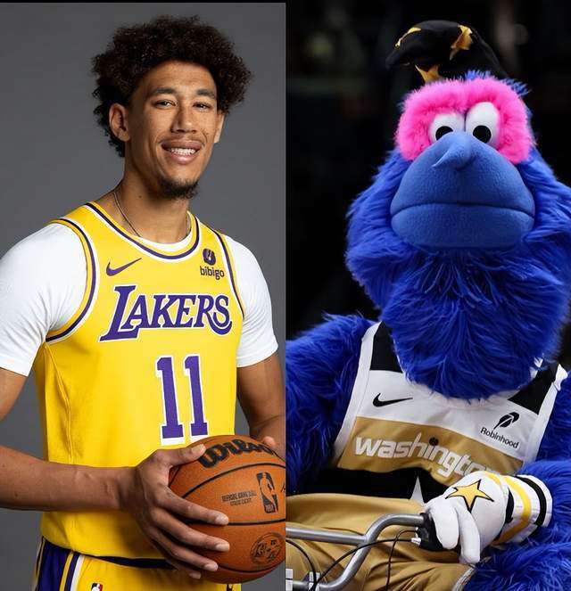 活久見！湖人中鋒海斯因推搡奇才吉祥物 被NBA無薪禁賽一場